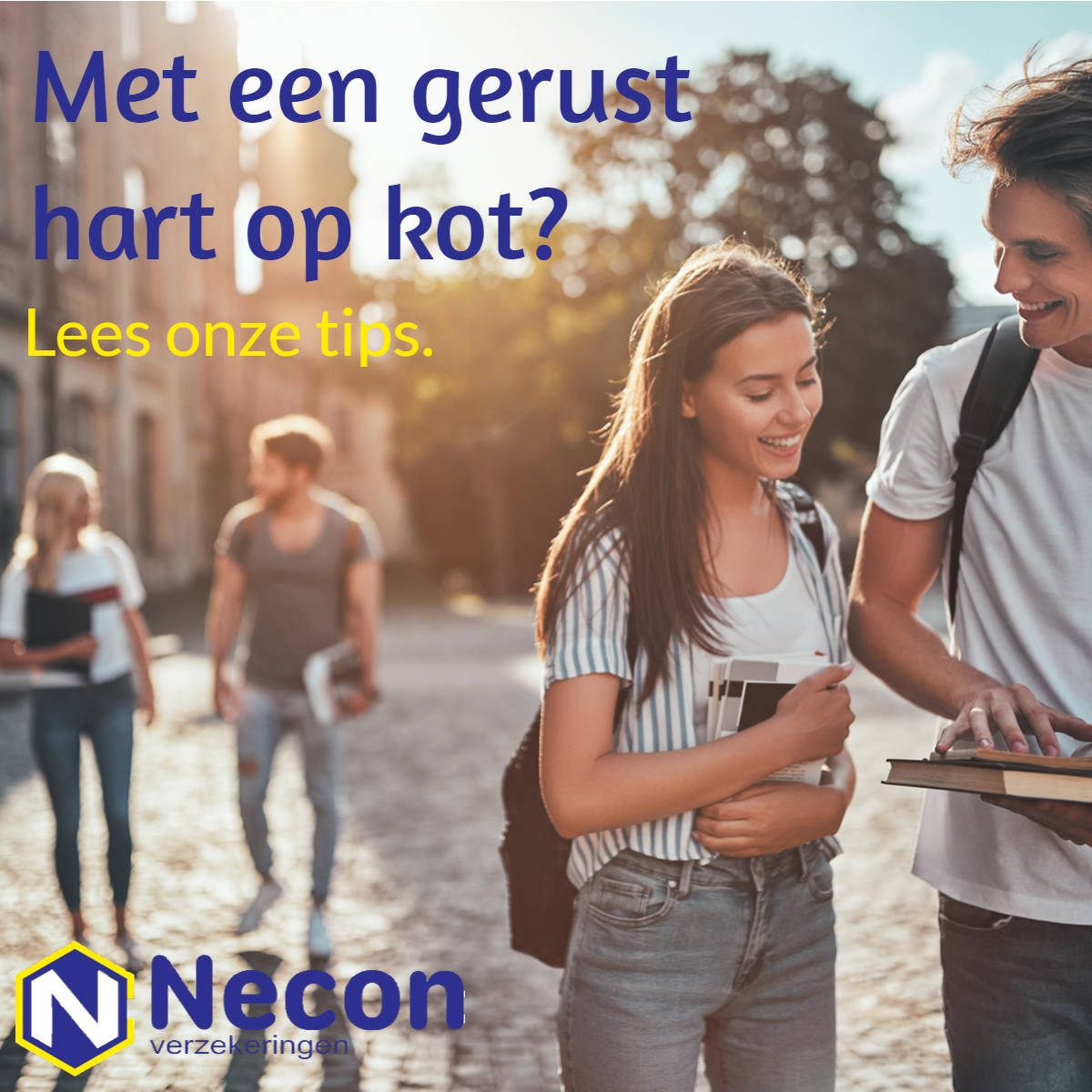 Met een gerust hart op kot.