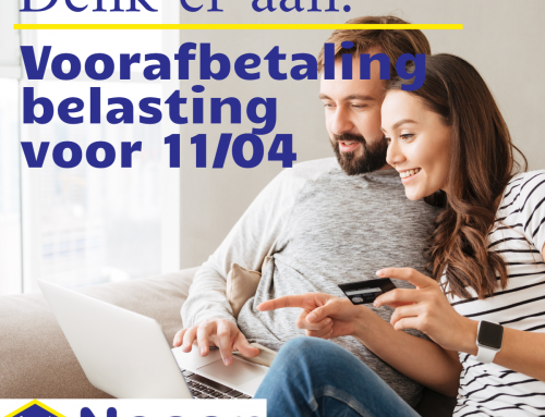 Voorafbetaling van je belastingen
